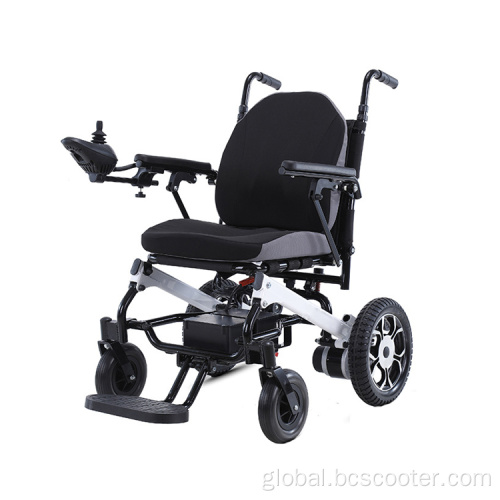 Aluminum Electric Wheelchairs Aluminum Alloy 24V12Ah Battery remote control WheelChair Manufactory